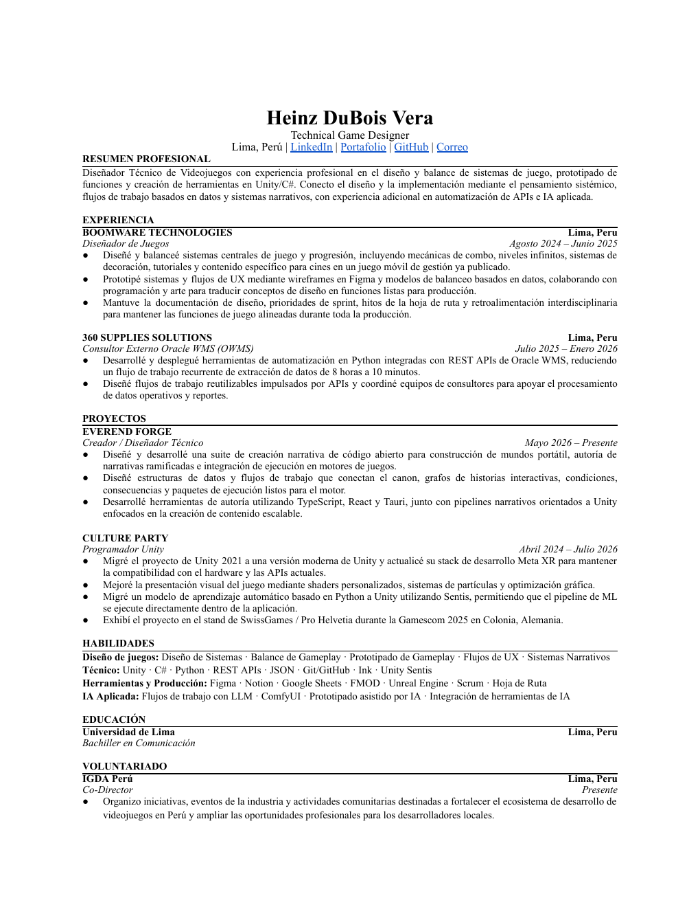 Previsualización del CV
